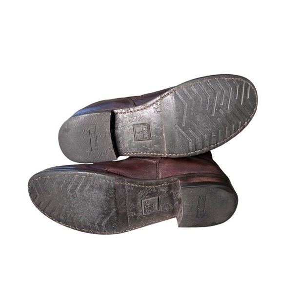 Frye | Brown Leather Veronica Short Slouch Boots Size 9 - Picture 11 of 16